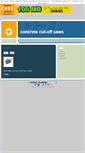 Mobile Screenshot of concretecutoffsaws90.arcadepages.com