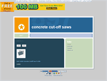 Tablet Screenshot of concretecutoffsaws90.arcadepages.com